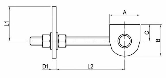 Stahl ST37 Torband Torbnder Scharnier Schaniere Torscharnier mit Anschweilaschen